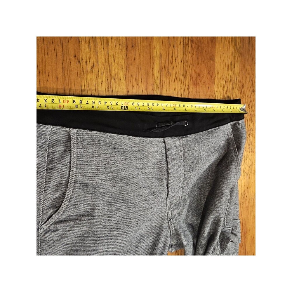 7 For All Mankind Pants Mens Cargo Melange Grey Joggers Large Athleisure Size 34 - Picture 6 of 11